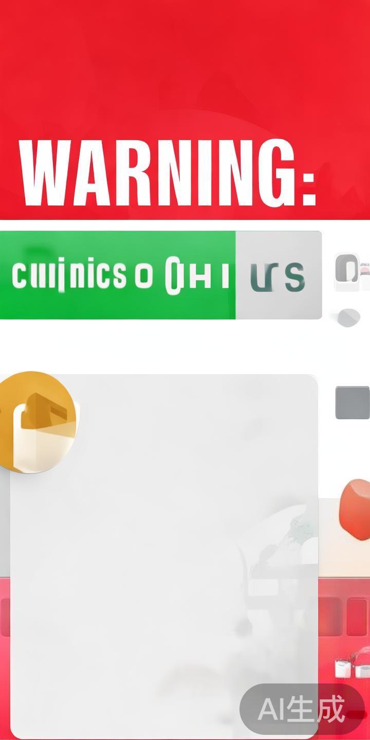 注意页面安全标识：确保进入官方网站时，网址以“ht