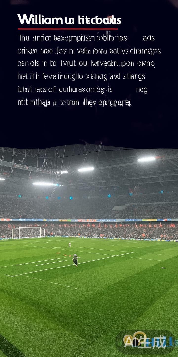 在足球比赛中，赔率的变动反映了市场的动态变化。威廉